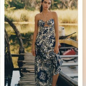 Anthropologie Delfi Collective Halter Maxi Dress NWT